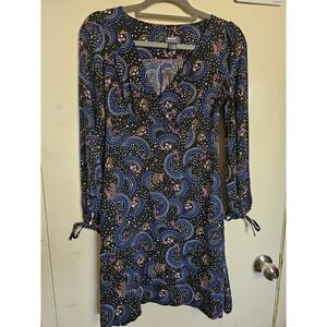 Anthropologie Maeve Gianna A-Line Blue‎ Celestial Print Dress Size 2